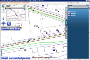Vazba na GIS: Zobrazení parcely